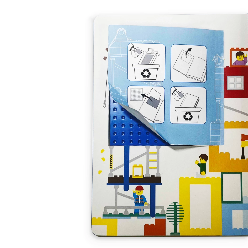 Recyclebaar notitieboekje met gelpen - gedachten