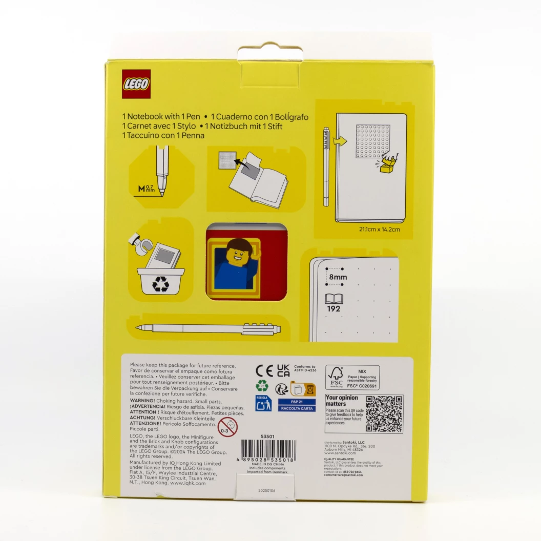 Recyclebaar notitieboekje met gelpen - gedachten