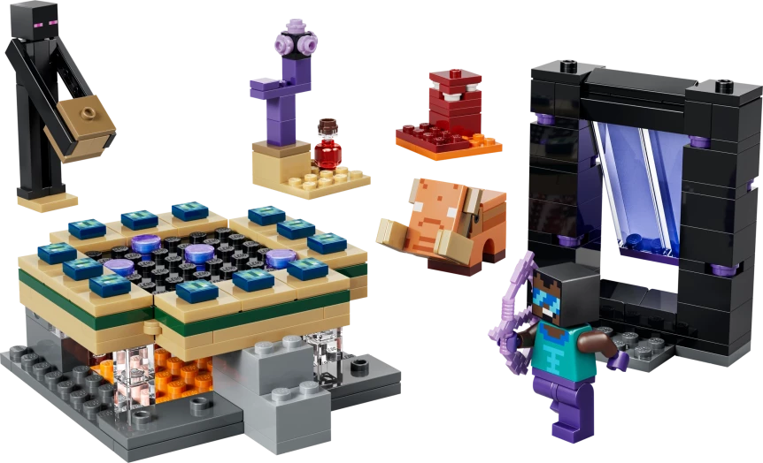 Reis naar de Nether en het End-portaal