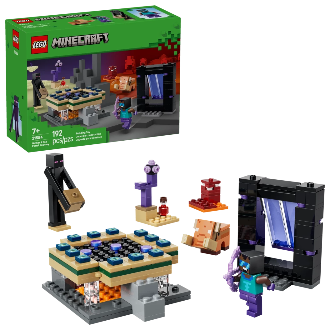 Reis naar de Nether en het End-portaal