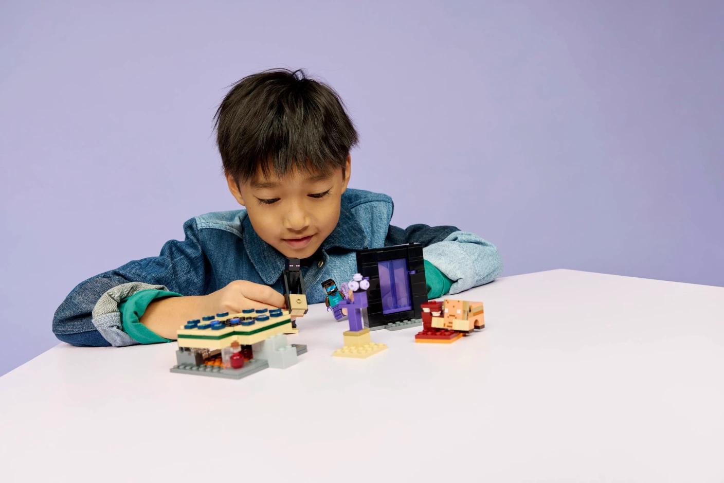 Reis naar de Nether en het End-portaal