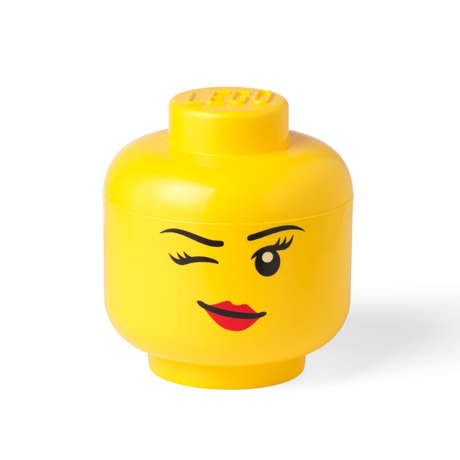 Opberghoofd - groot, knipogend