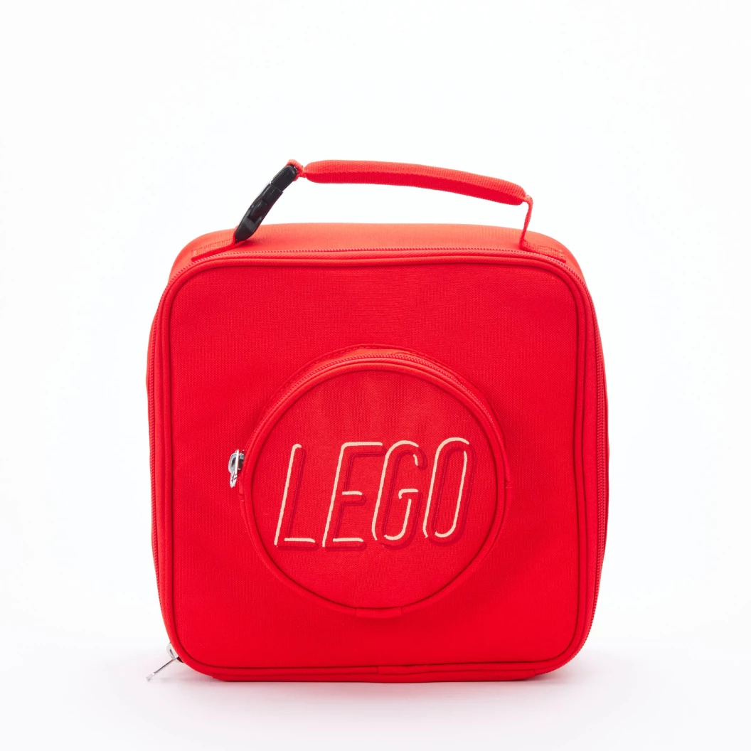 Lunchtas in de vorm van een steen - rood