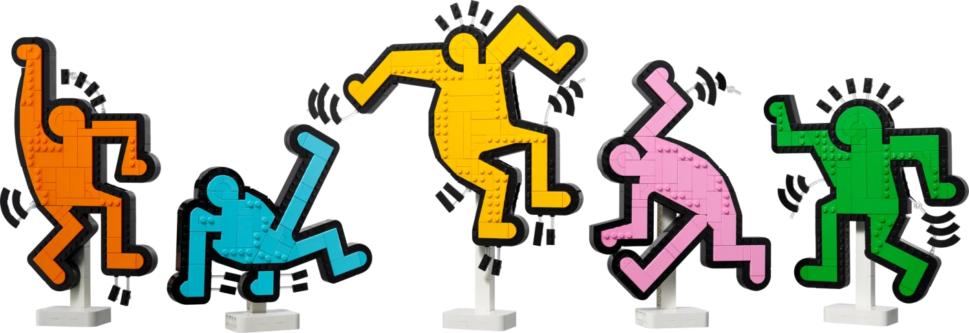 Keith Haring - Dansende figuren