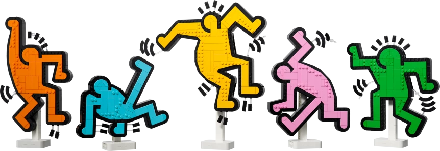 Keith Haring - Dansende figuren