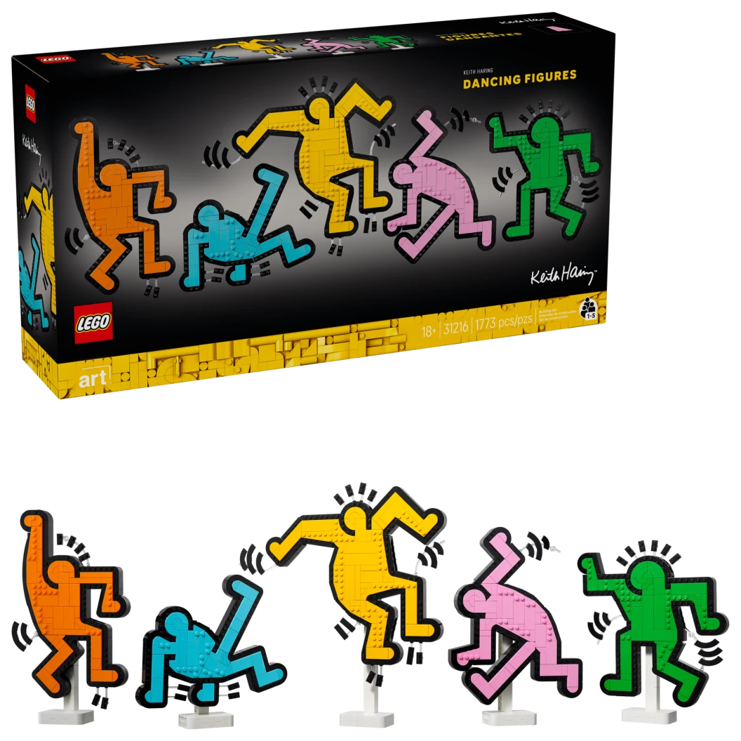 Keith Haring - Dansende figuren