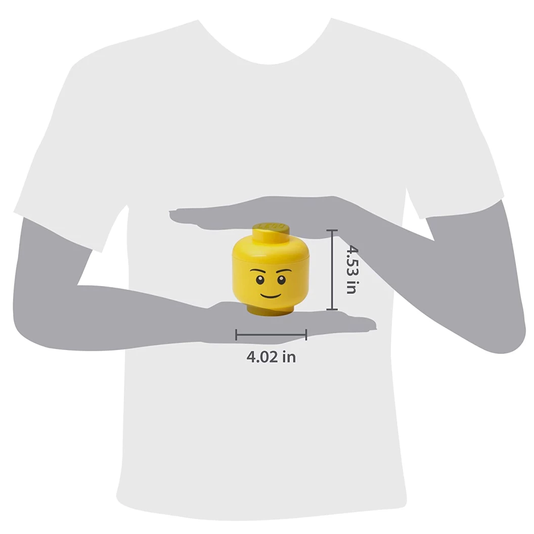 Mini-jongensopberghoofd - felgeel