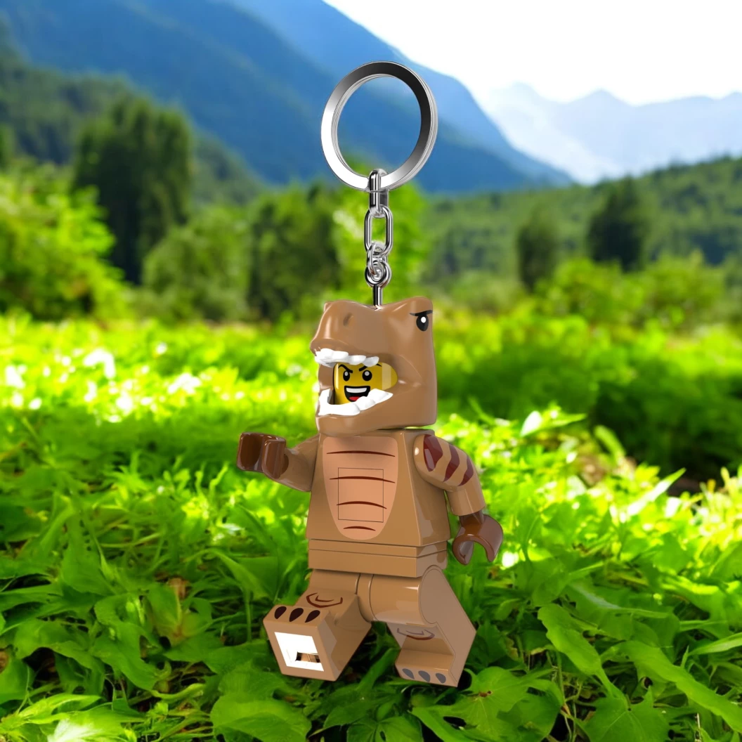 Fan in T. rex pak sleutellampje