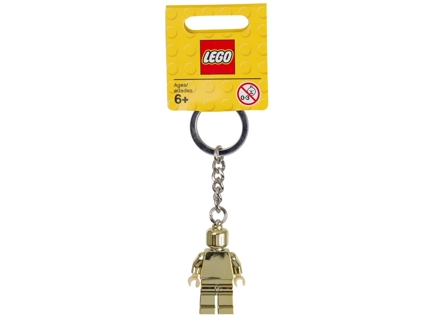 LEGO gouden minifiguursleutelhanger