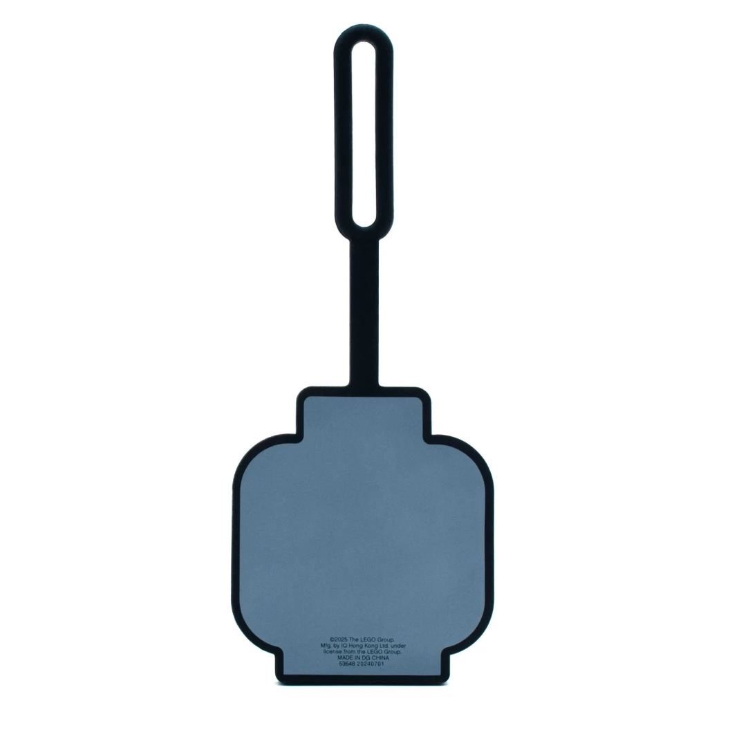 Glow-in-the-dark skelethoofd bagagelabel