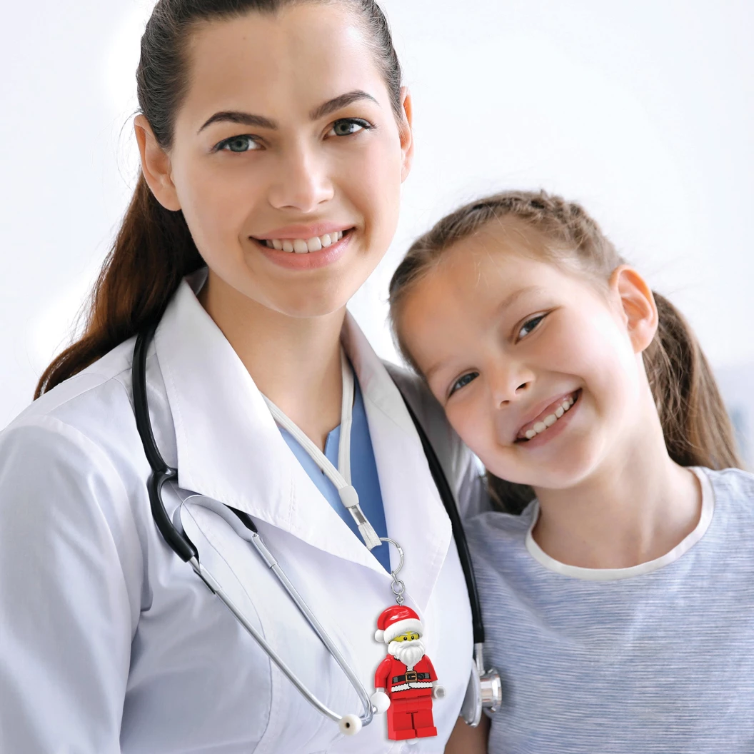 Kerstman sleutellampje