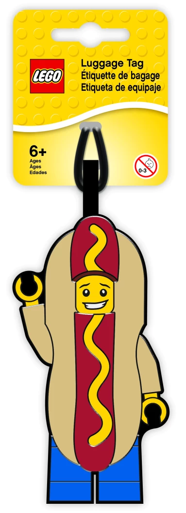 Bagagelabel LEGO Hotdogverkoper
