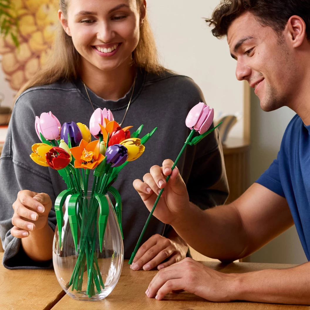 Boeket met tulpen