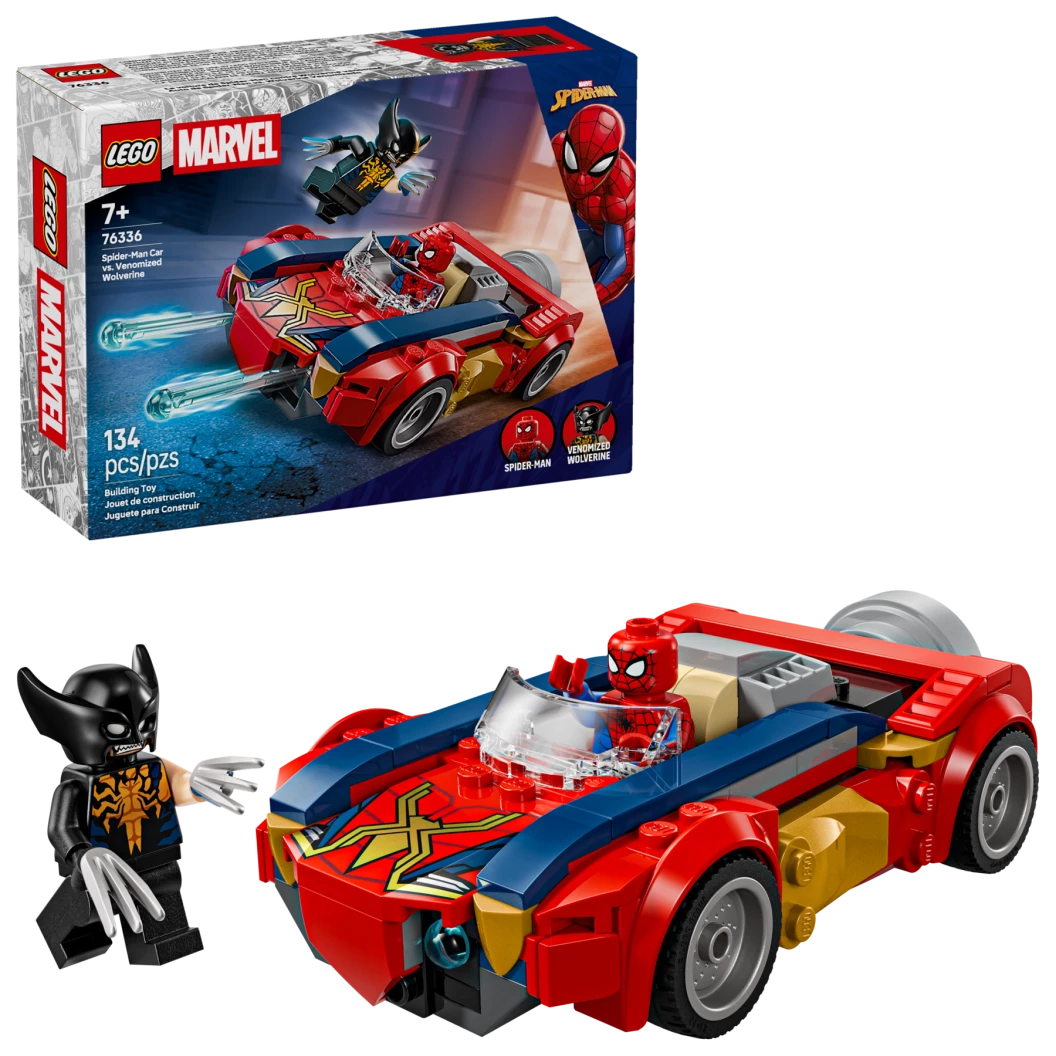 Spider-Man auto vs. Venomized Wolverine