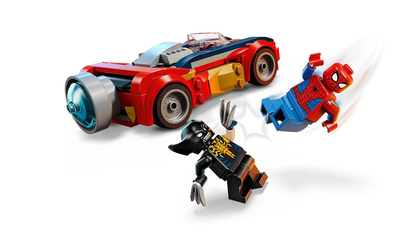 Spider-Man auto vs. Venomized Wolverine