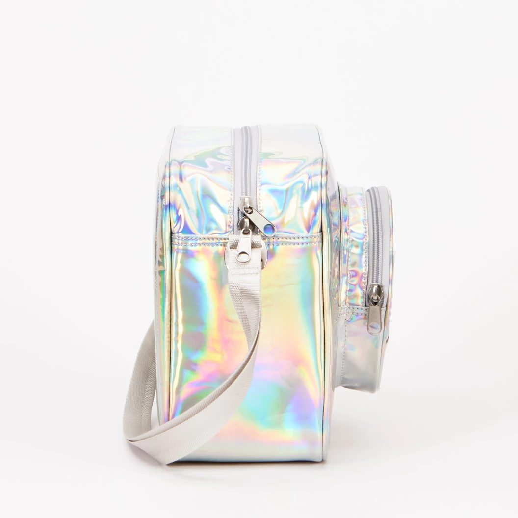 Crossbodytas in de vorm van een steen - holografisch