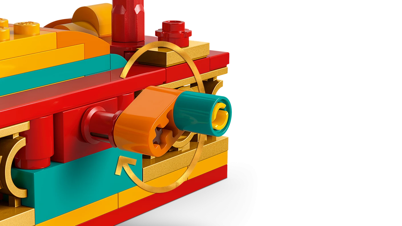 Display met galopperende paarden