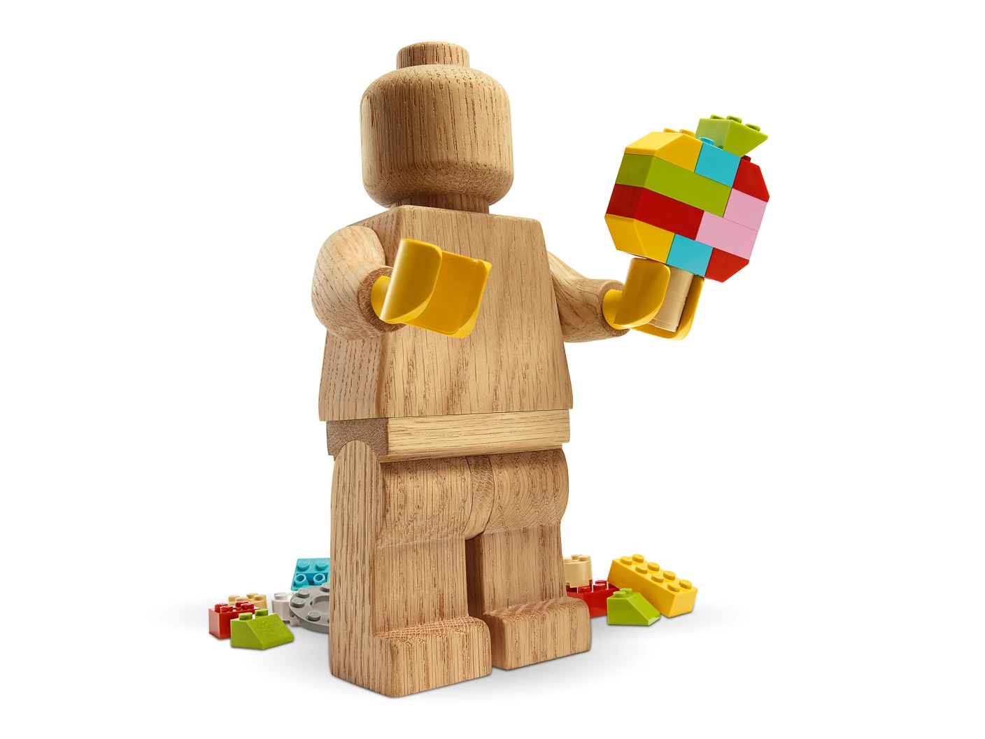 Houten minifiguur