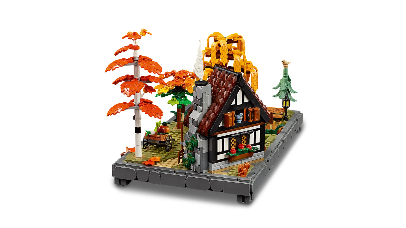 Herfsttuin met cottage