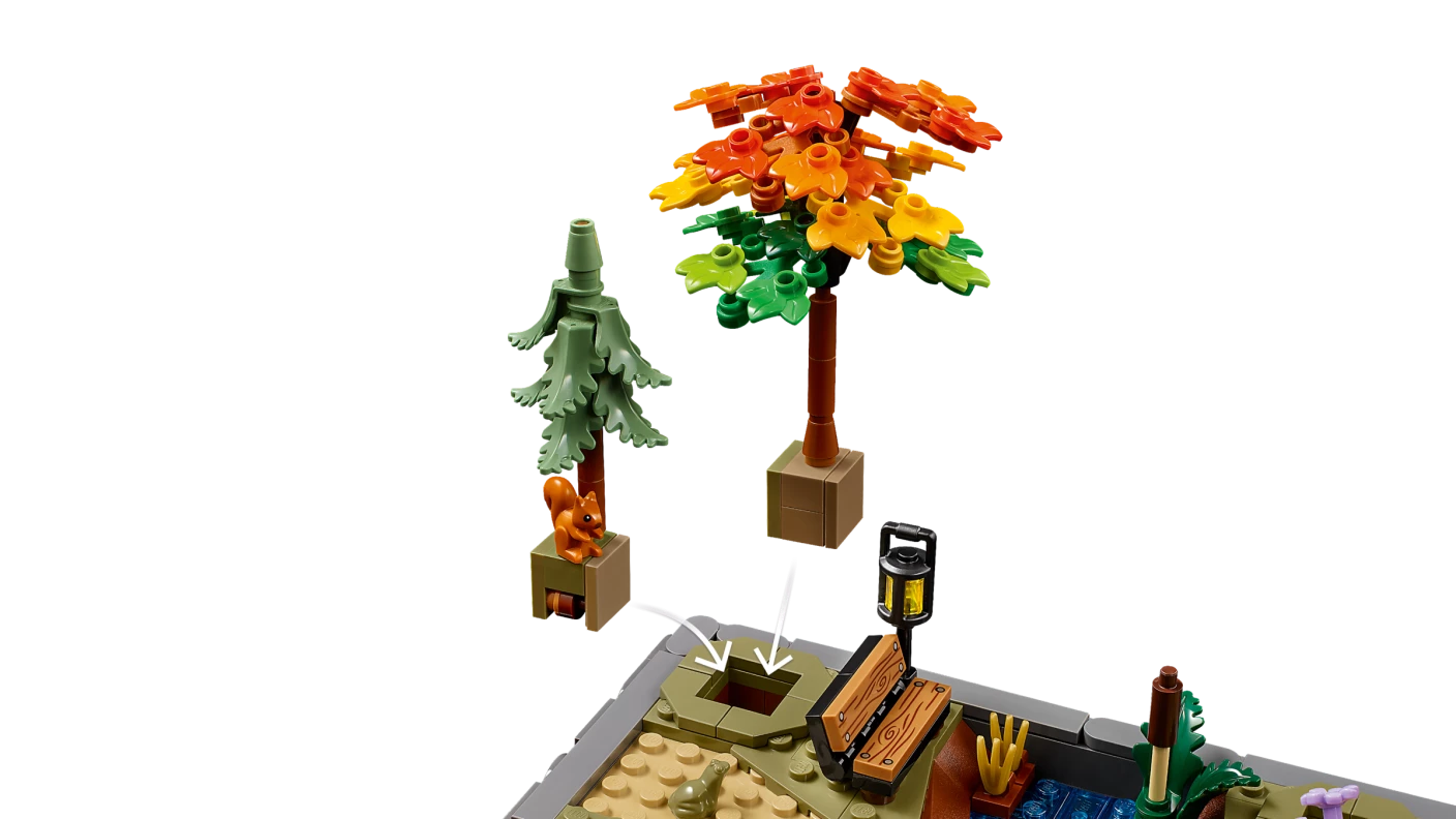 Herfsttuin met cottage