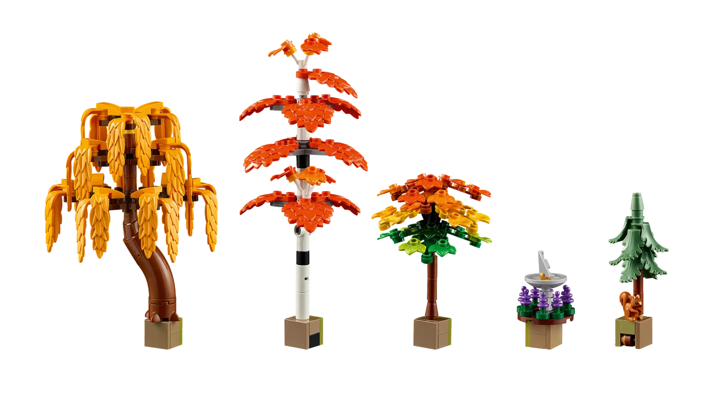 Herfsttuin met cottage