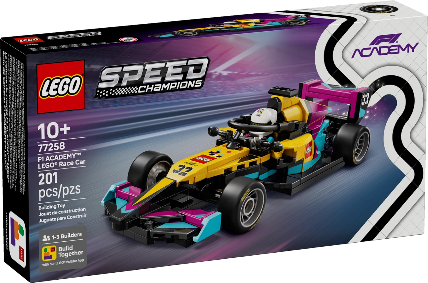 F1 ACADEMY LEGO racewagen