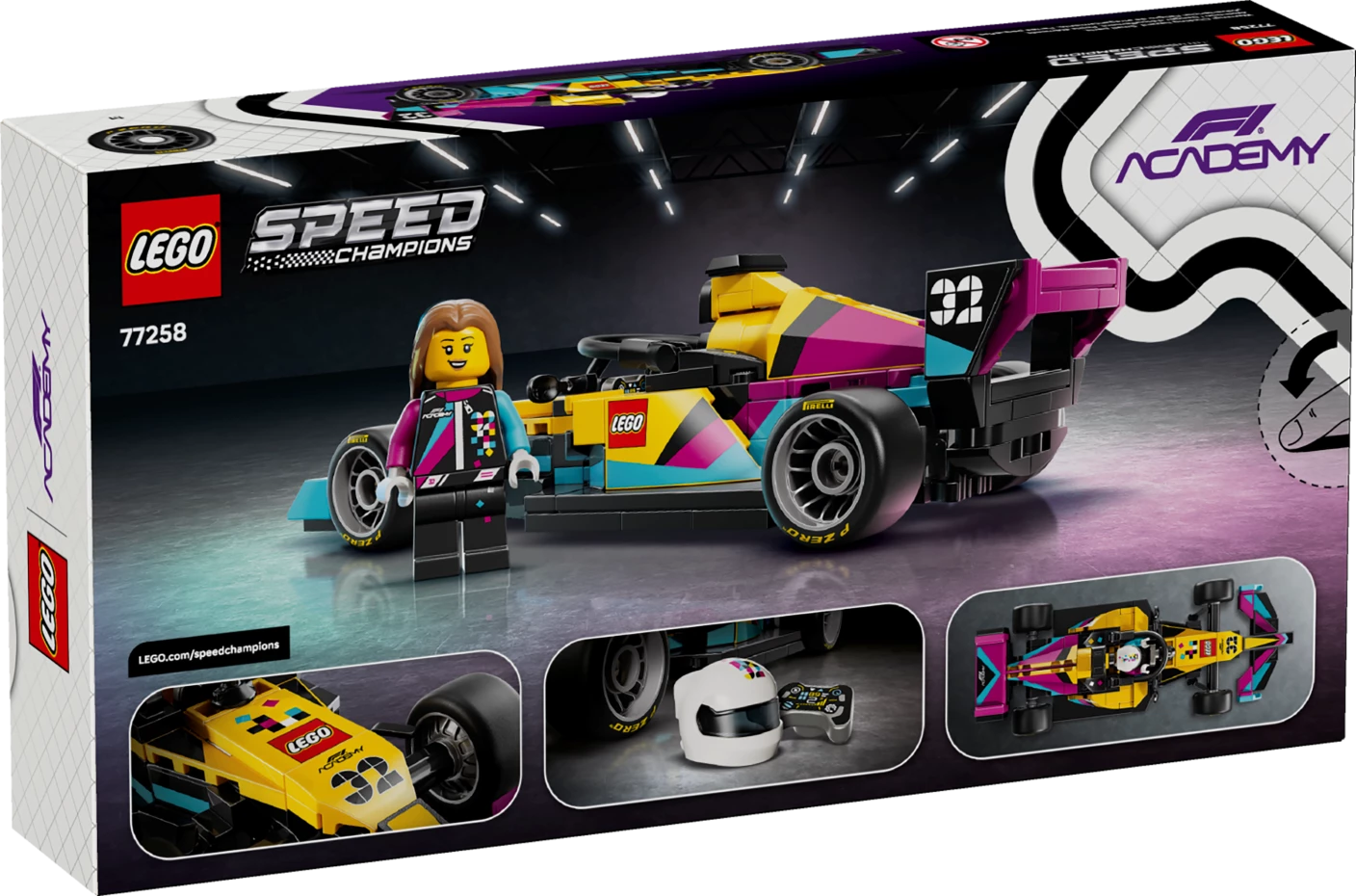 F1 ACADEMY LEGO racewagen