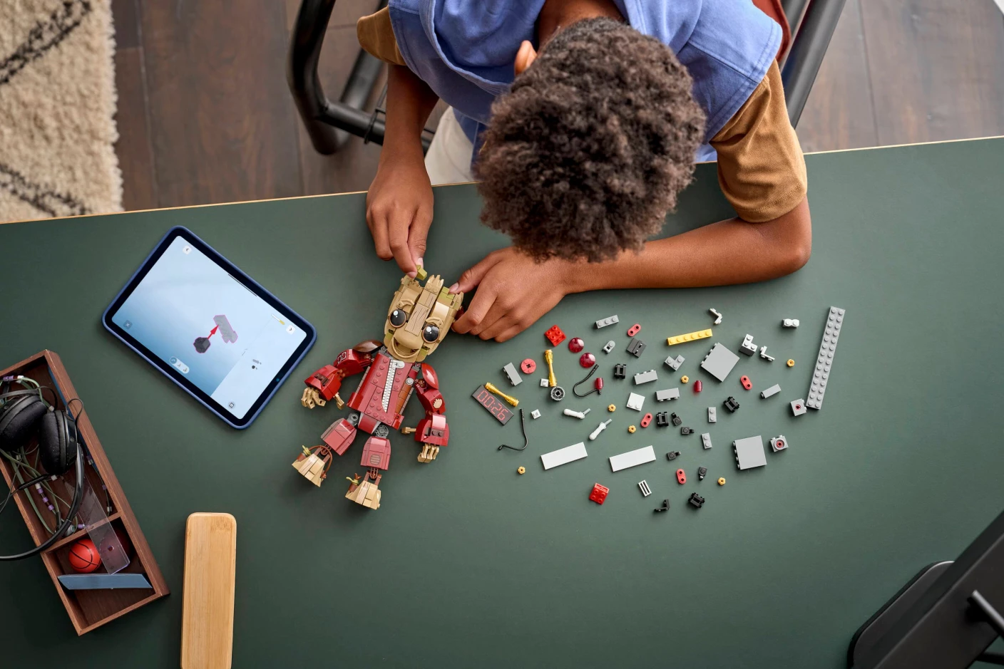 Groot in Ravager jumpsuit