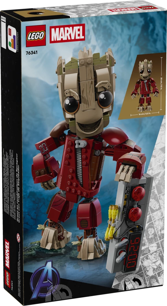 Groot in Ravager jumpsuit