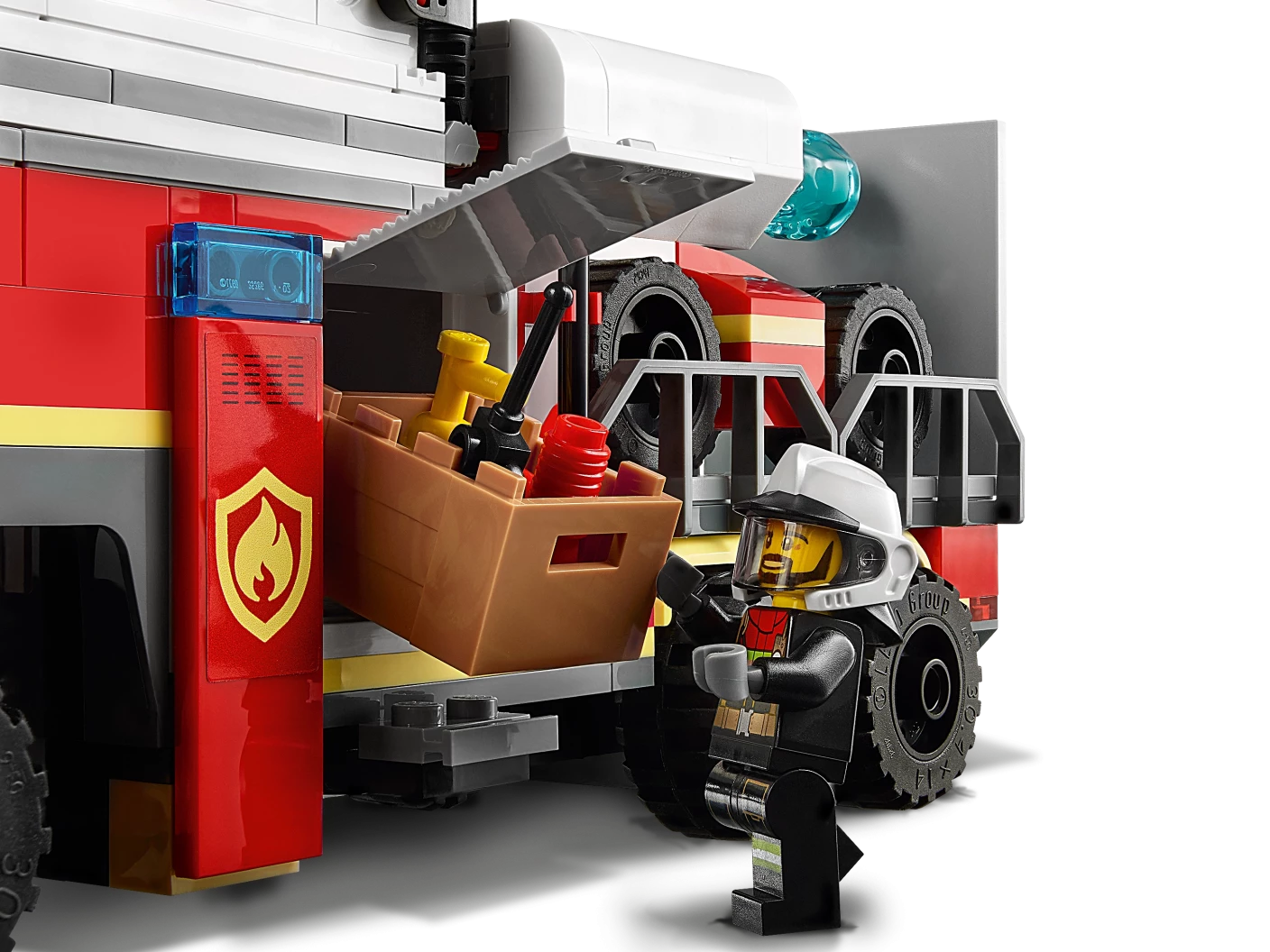 Grote ladderwagen
