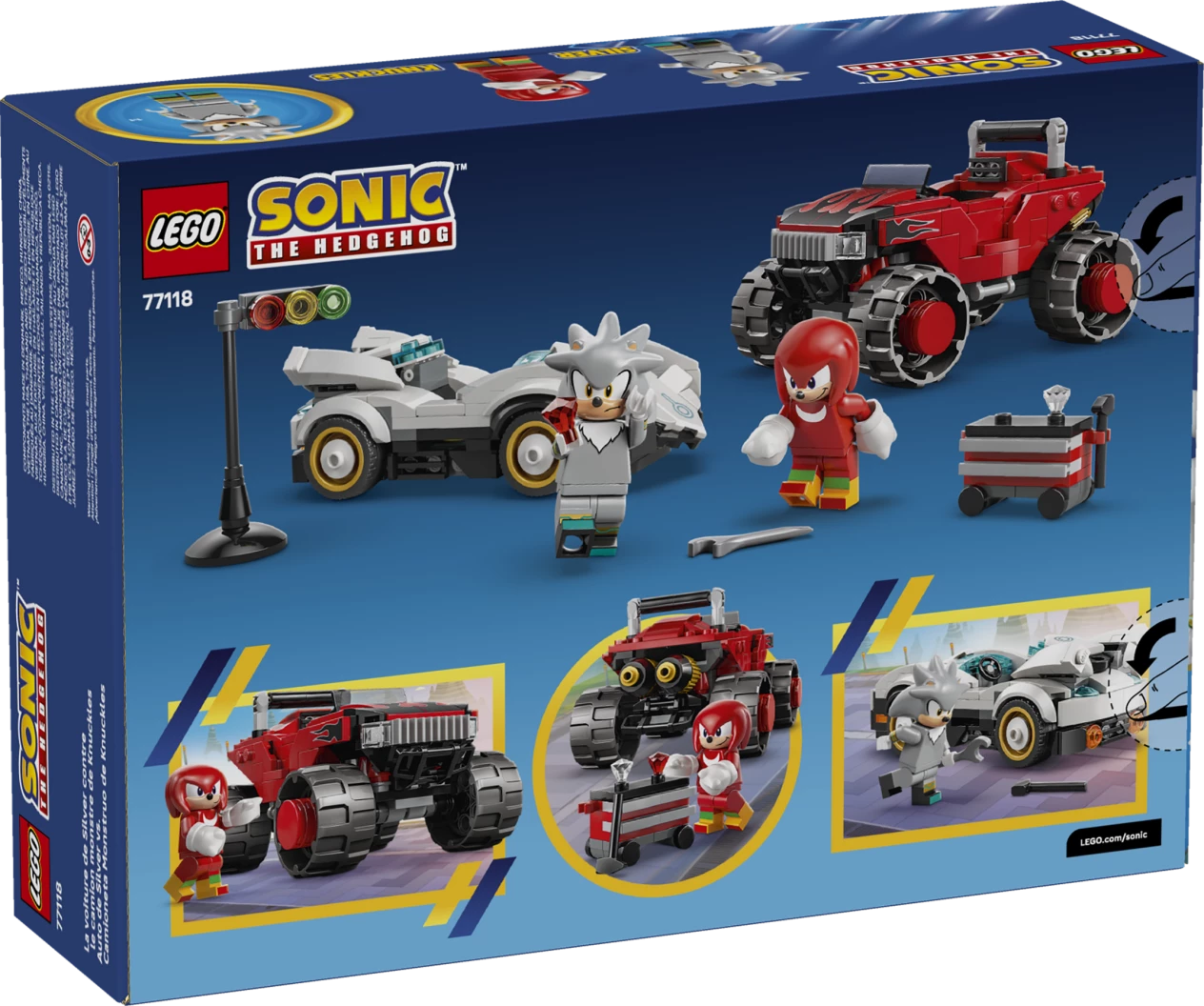 Silvers auto vs. Knuckles' monstertruck