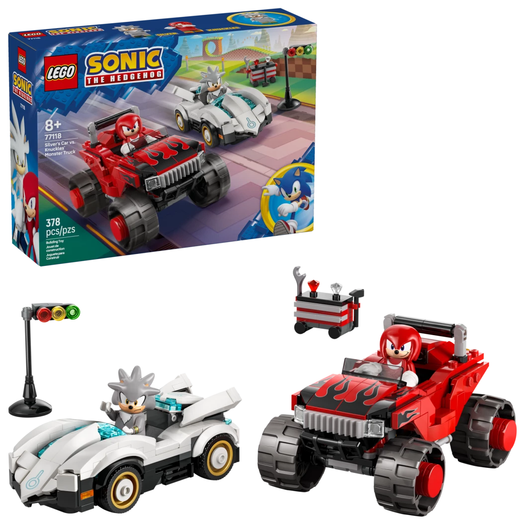 Silvers auto vs. Knuckles' monstertruck