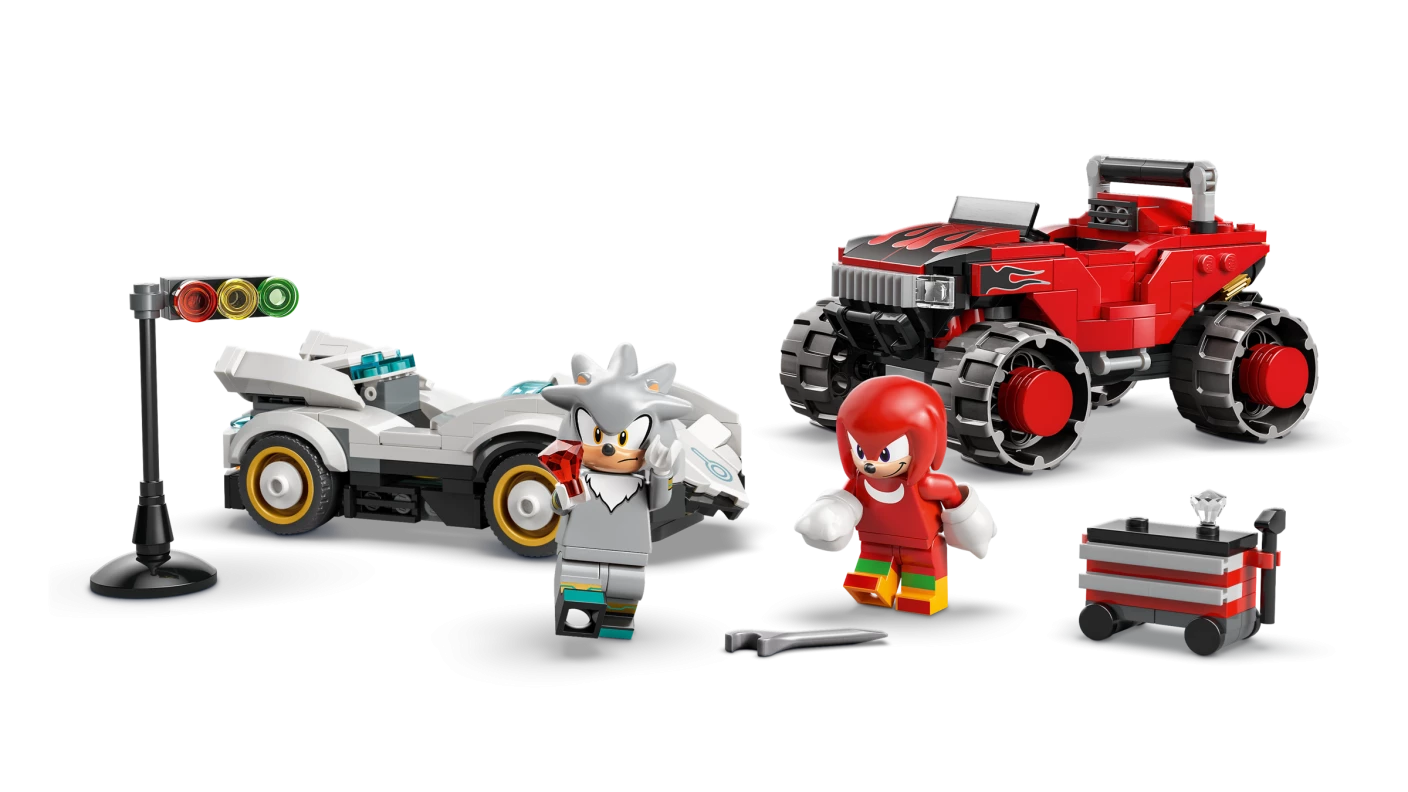 Silvers auto vs. Knuckles' monstertruck