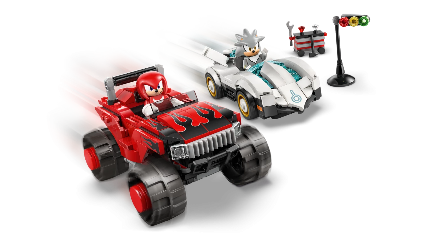 Silvers auto vs. Knuckles' monstertruck