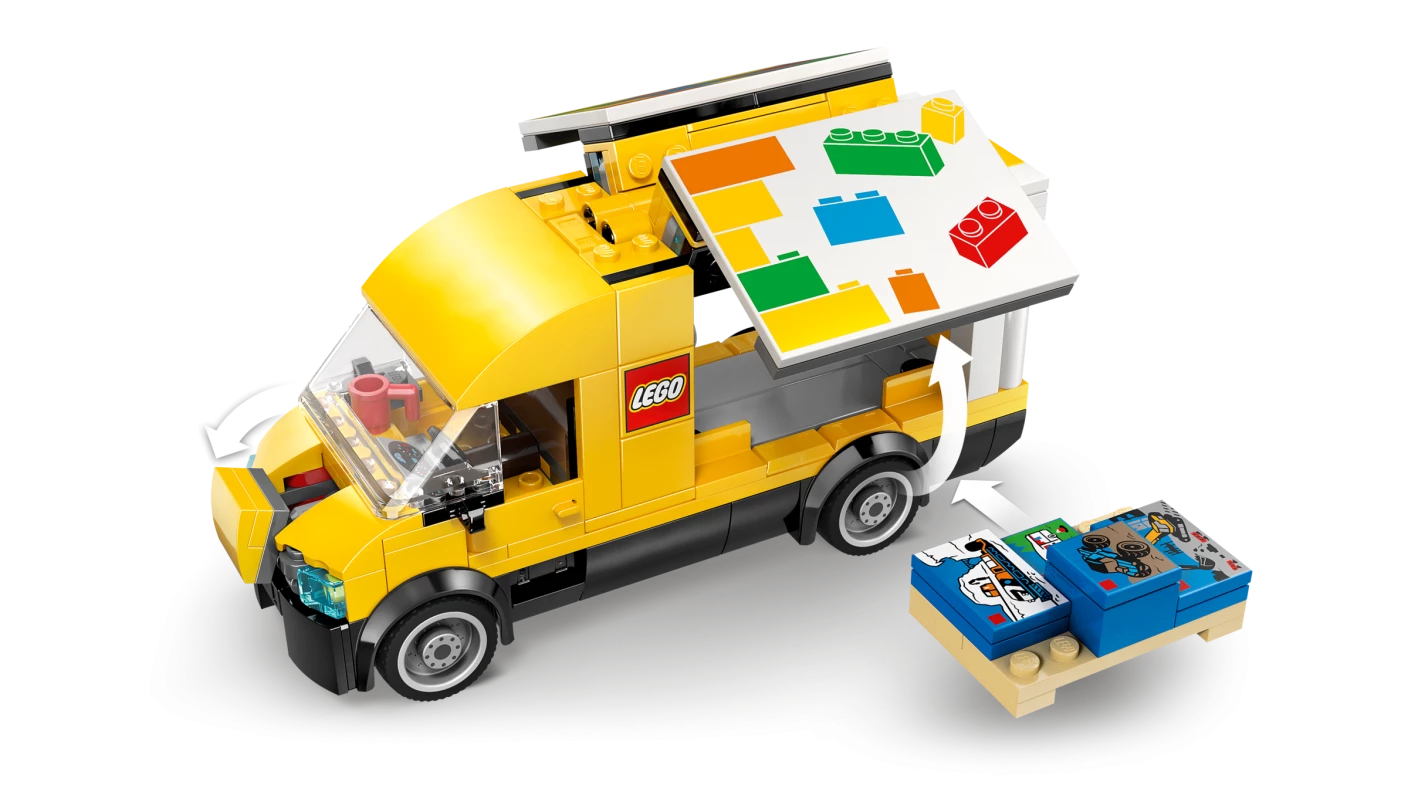 De LEGO bestelwagen
