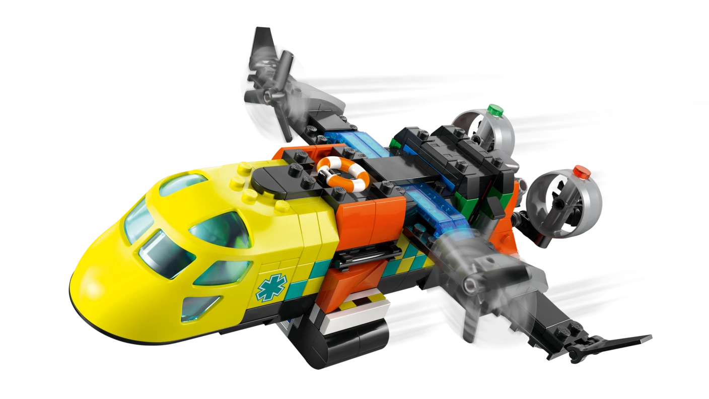 Vliegtuig, servicewagen en hovercraft remix