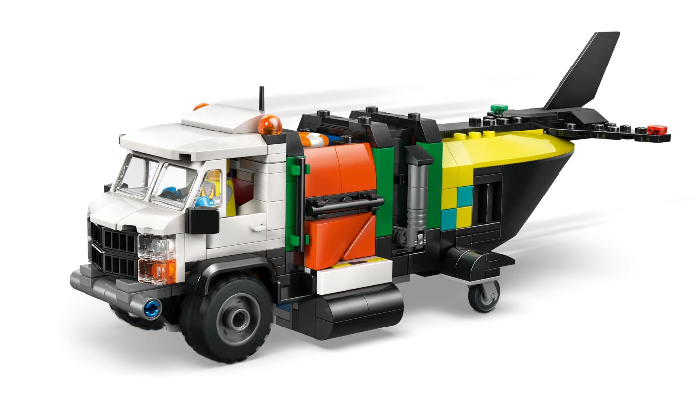 Vliegtuig, servicewagen en hovercraft remix