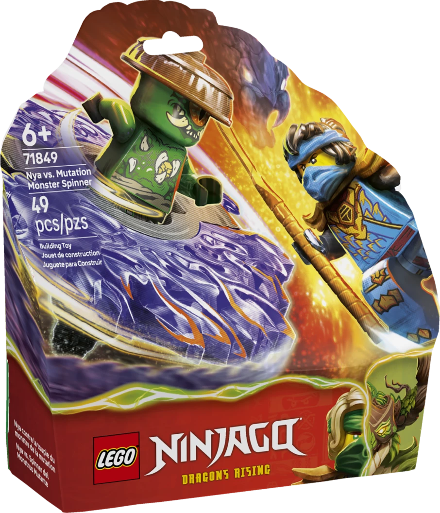 Nya vs. mutatiemonster in spinner