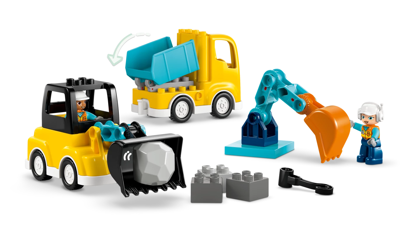 3-in-1 bouwvoertuigen