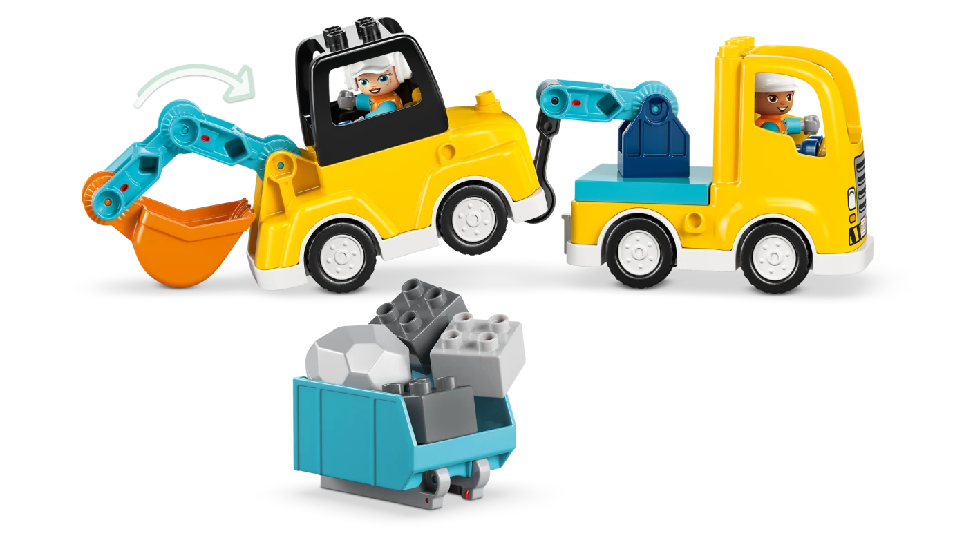 3-in-1 bouwvoertuigen