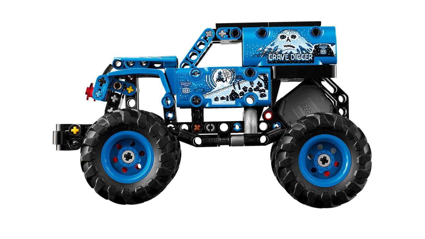 Monster Jam Grave Digger vuur en ijs