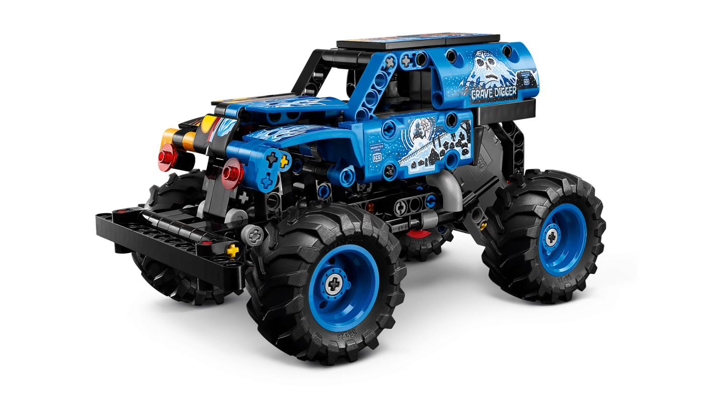 Monster Jam Grave Digger vuur en ijs