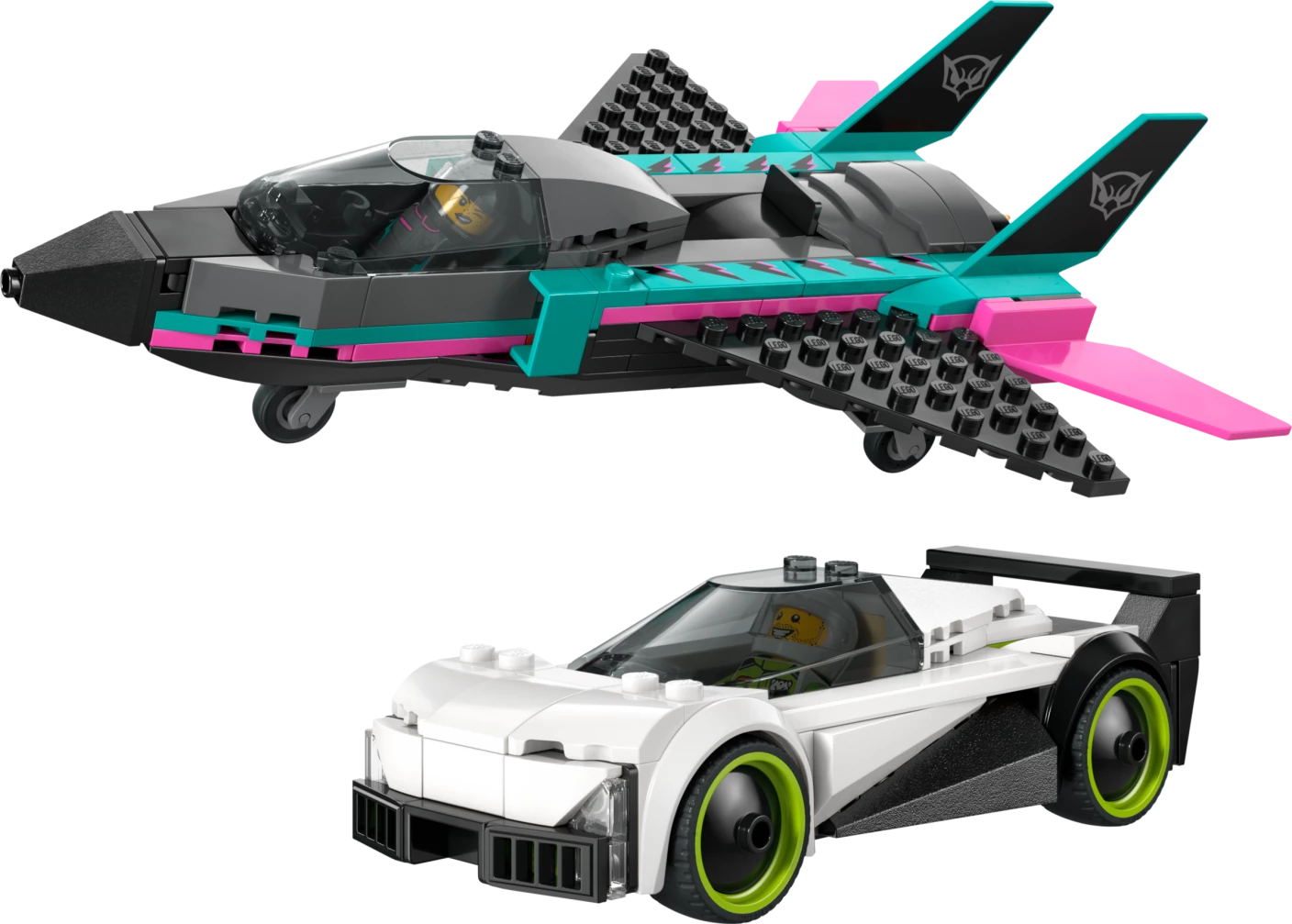 Straalvliegtuig vs. sportauto