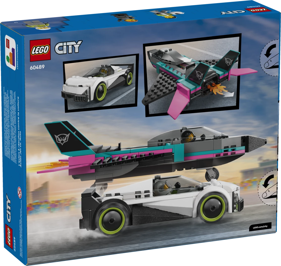 Straalvliegtuig vs. sportauto