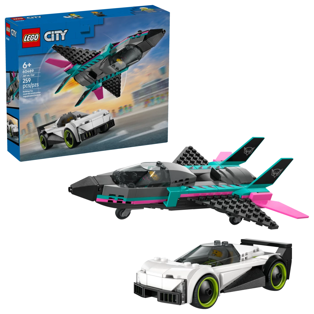 Straalvliegtuig vs. sportauto