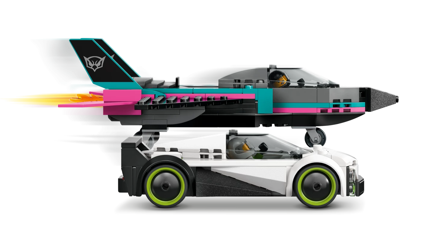 Straalvliegtuig vs. sportauto