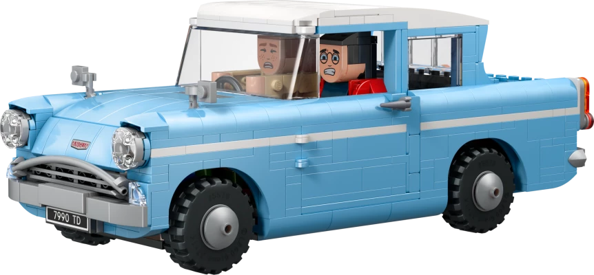 Betoverde vliegende Ford Anglia