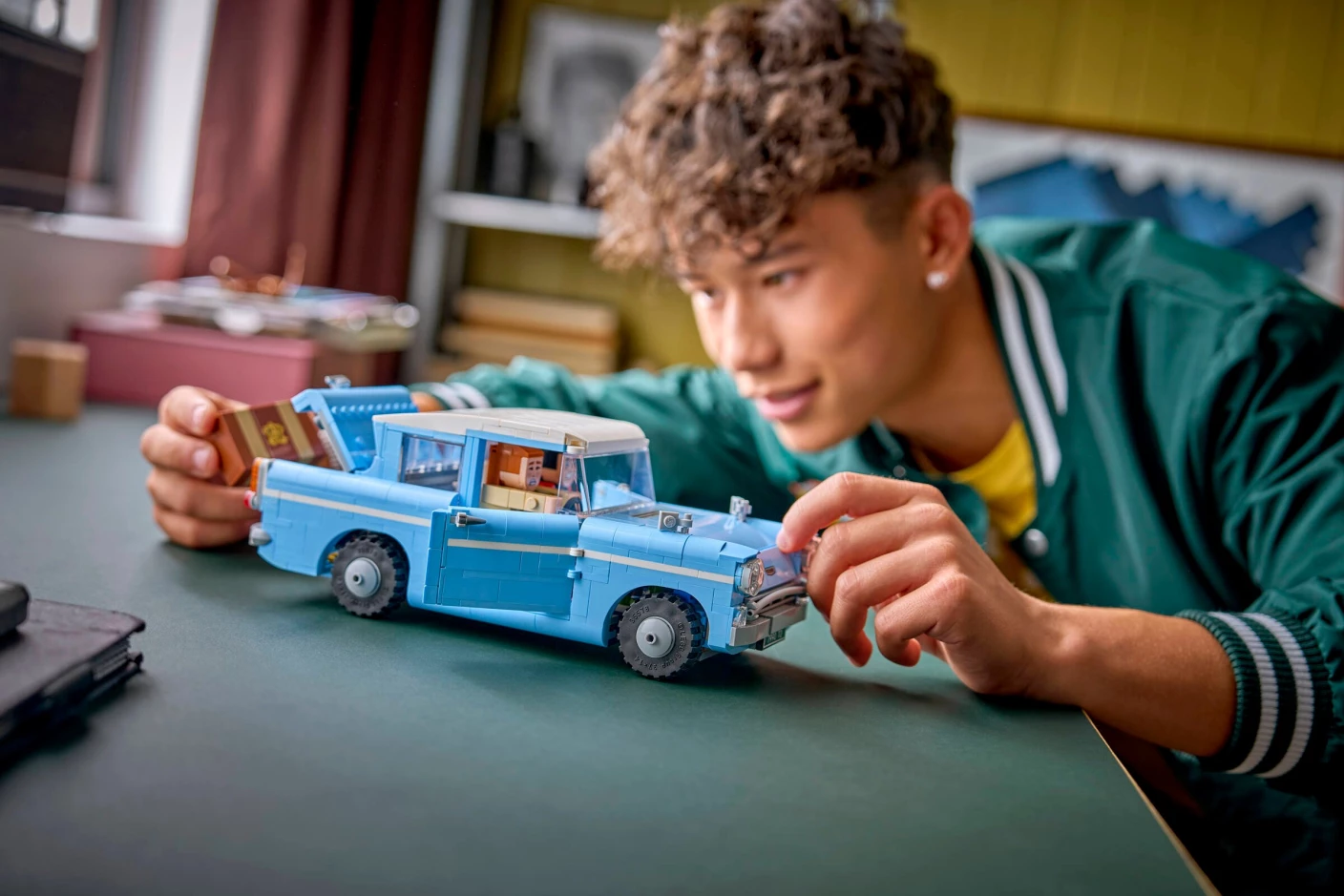 Betoverde vliegende Ford Anglia