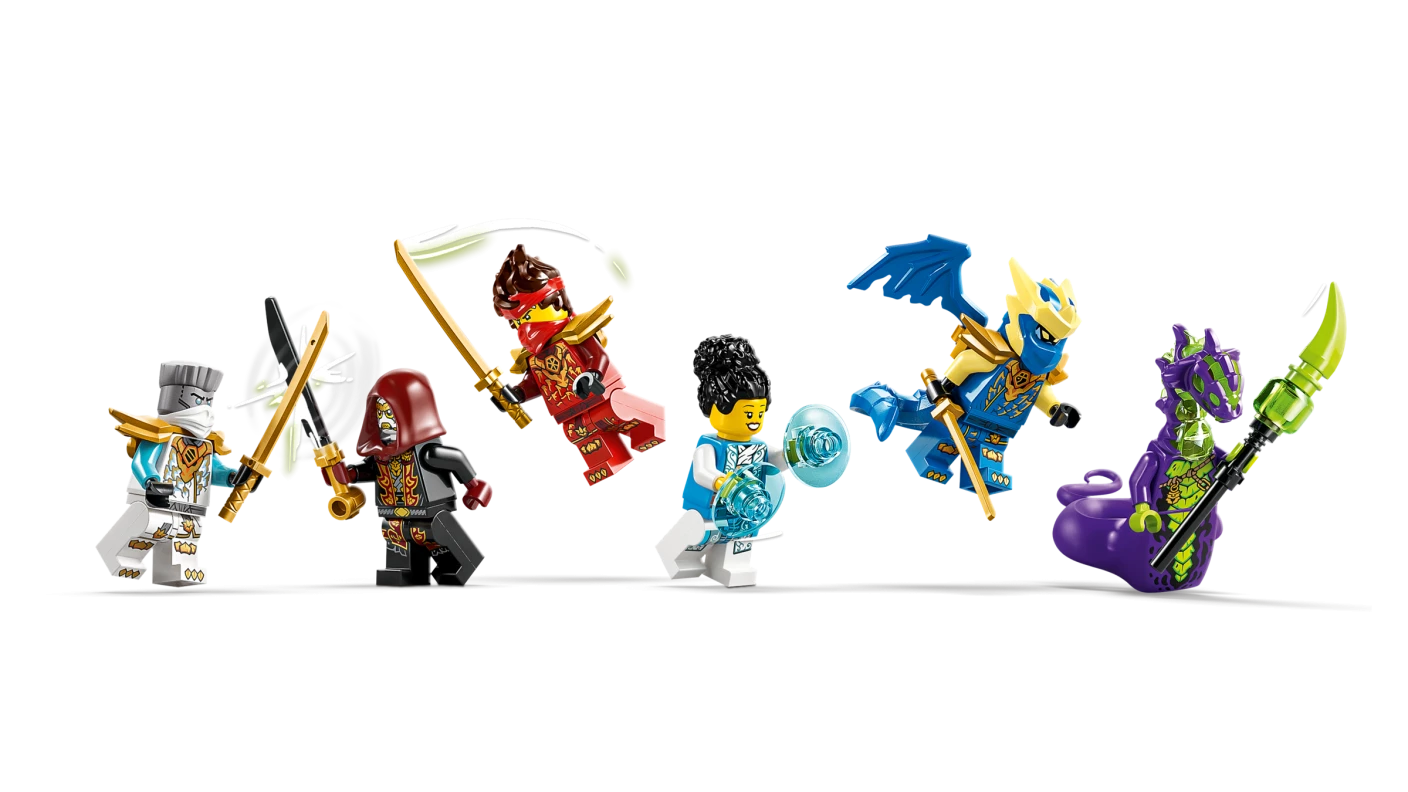 Ninjavoertuigen bij de boomhut