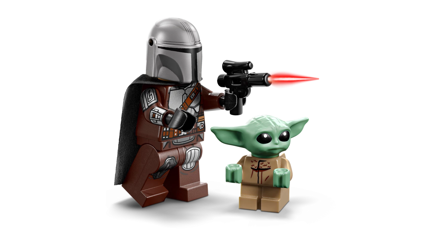 De Mandalorian en Grogu's speederbike